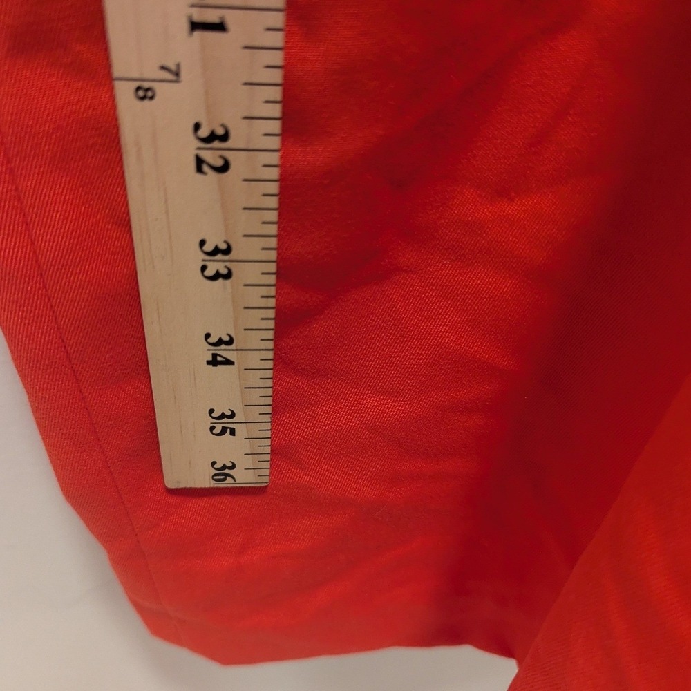 VTG Kasper for ASL Red Short Sleeve Double Breasted Belted Blazer Wrap Dress‎ - Picture 7 of 8